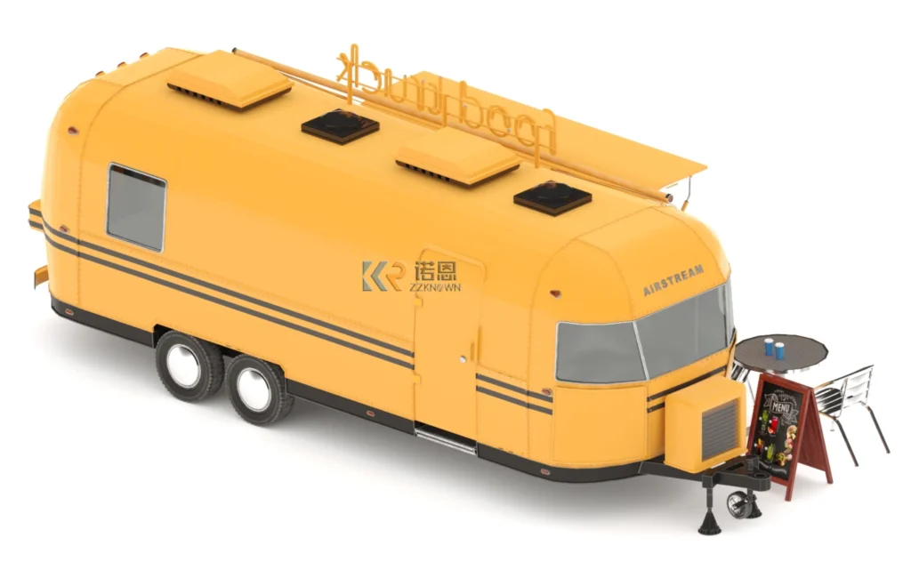 Diskon Besar Trailer makanan Trailer gerobak pabrik penjualan terlaris perjalanan Camper aluminium Airstream Van Trailer untuk dijual