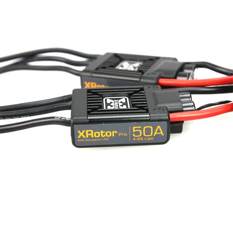 SkyDEl2pcs/Box Hobbywing XRotor Pro 50A 4-6S Brushless speed controller ESC Multi-Rotor Aircaft DIY For RC Drone Helicopter view 4