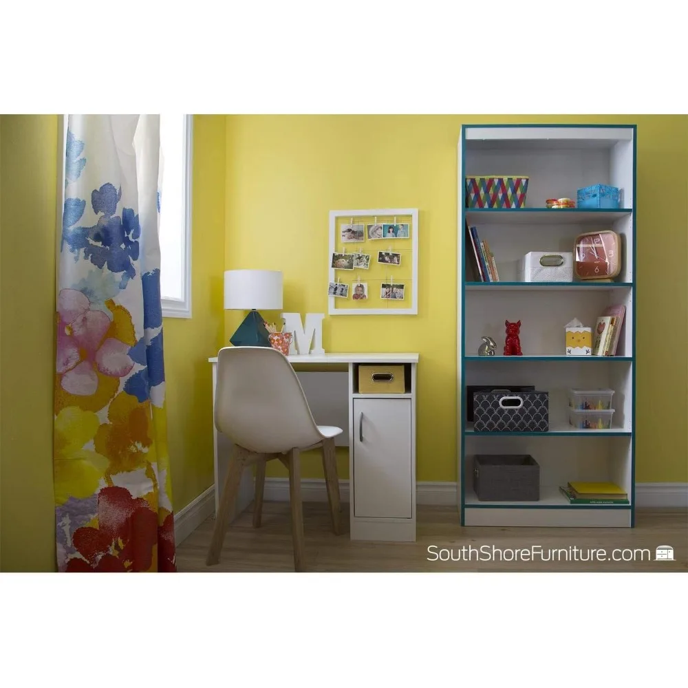 Axess 5-Shelf Bookcase - Black