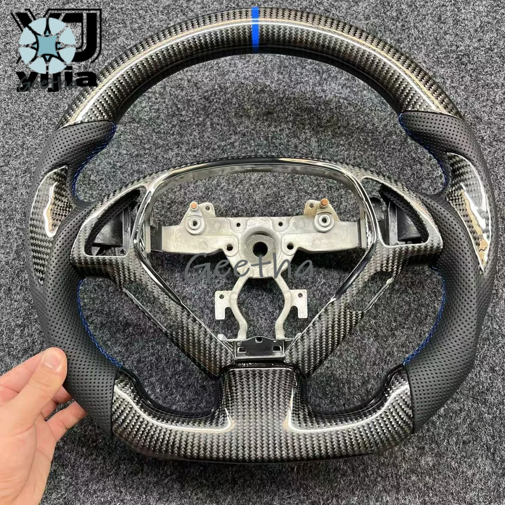 

For Infiniti G37 Carbon Fiber 3-Spoke Steering Wheel Modification Handheld Blade Patch Demon Patch Style Fitment
