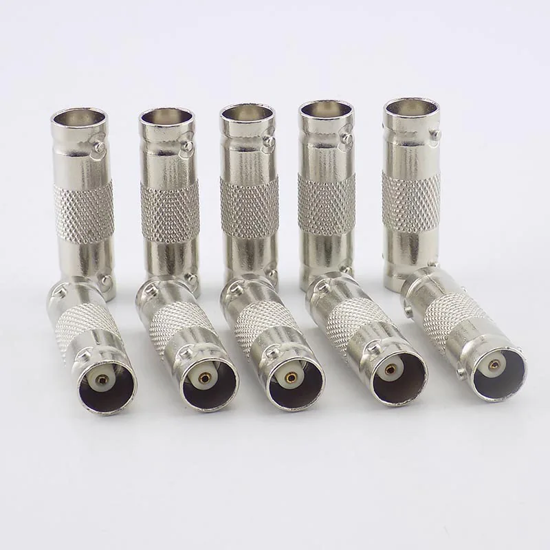 2/10pcs BNC Female Connector To BNC Female Coupler Adapter  Plug Connector Female Connector For CCTV Ip Camera C4