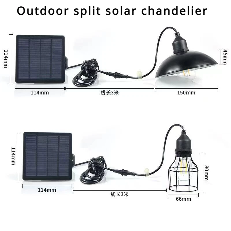 

Outdoor Split Solar Chandeliers Are Commonly Installed in Indoor and Outdoor Villas, Gardens, and Pavilions for Household Use