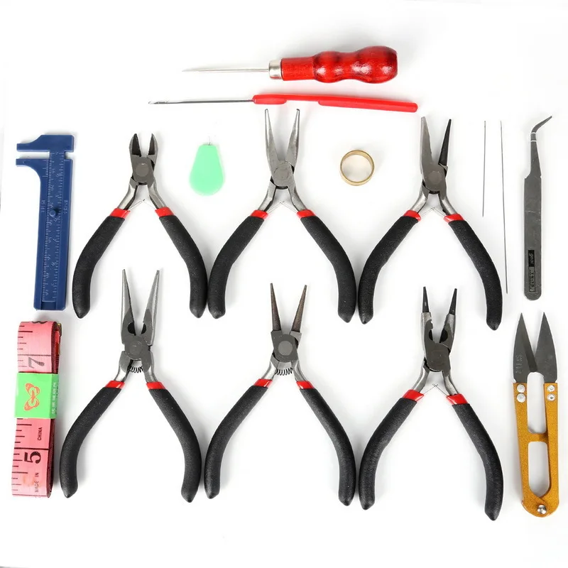 1PC Multifunctional Hand Tools Jewelry Plier Equipment Mini Pliers Pointed Nose End Cutting Wire Pliers Clothing DIY Accessories