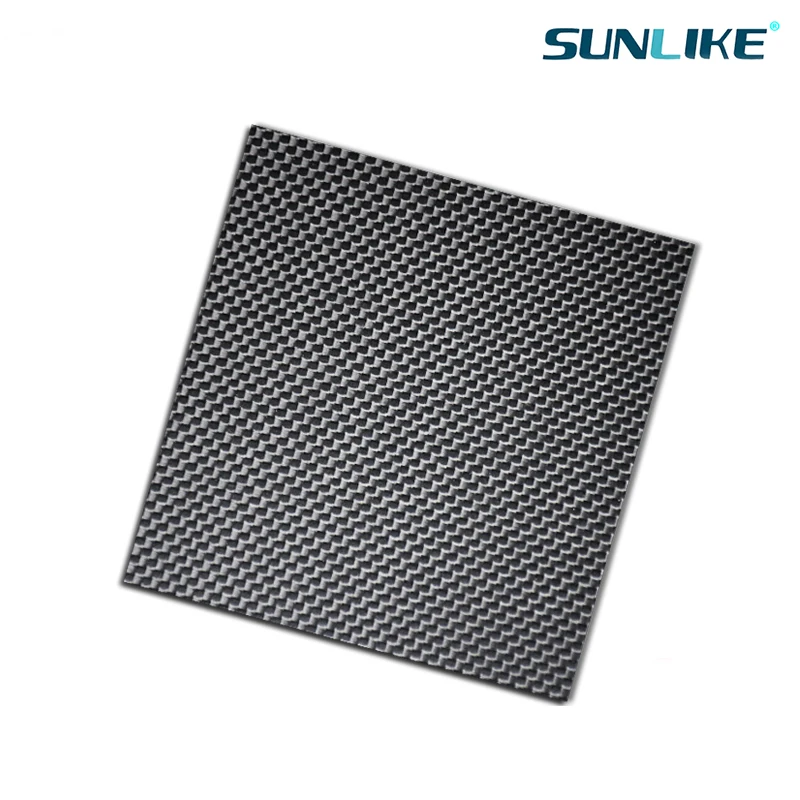 500x500mm Full 3K Carbon Fiber Plate Sheet Board Panel 50x50cm Thickness 0.25 0.5 1.0 1.5 2.0 2.5 3 3.5 4 mm For  RC