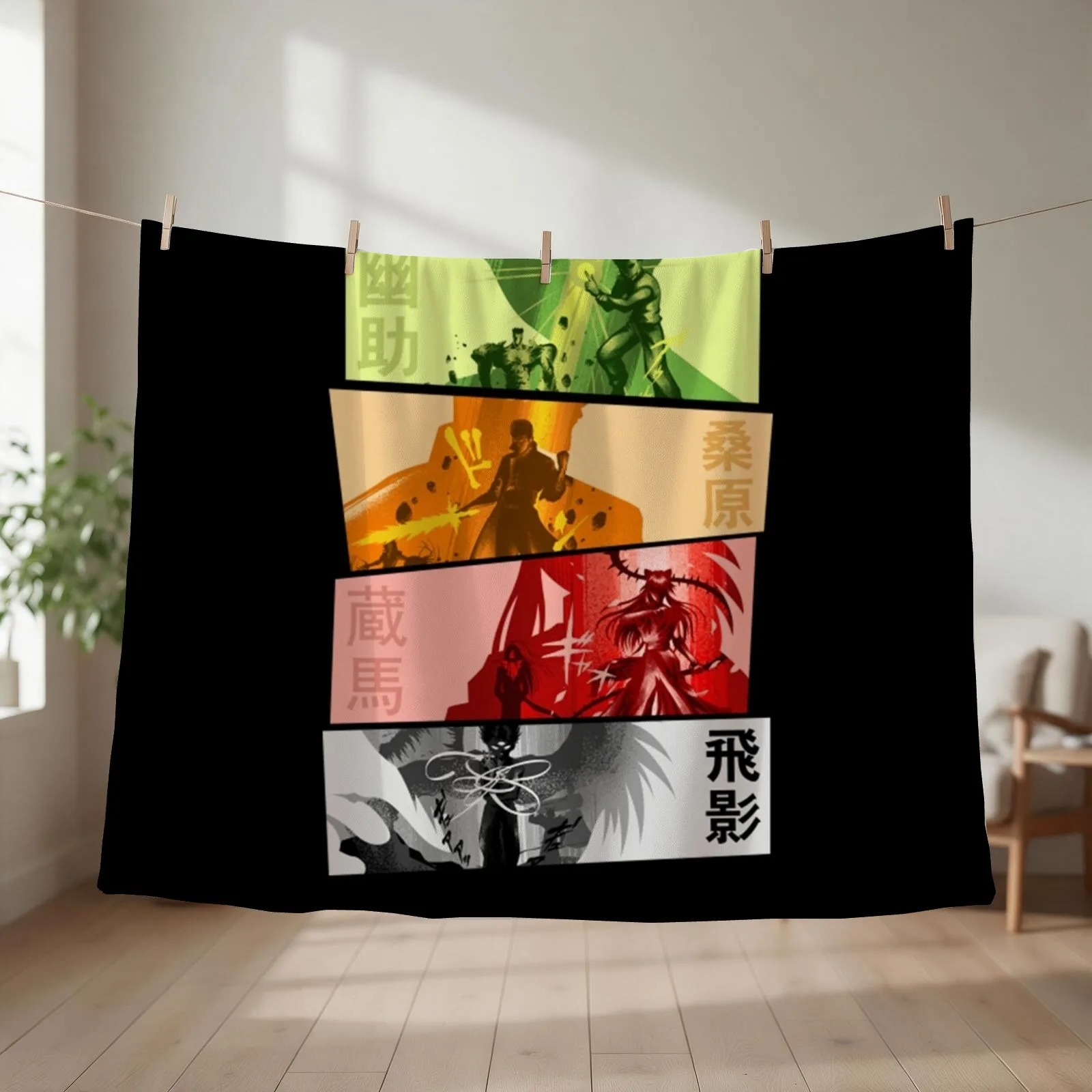 Yu Yu Hakusho T-ShirtYu Yu Hakusho Set Throw Blanket Decorative Sofa Luxury Throw Vintage Tourist Blankets
