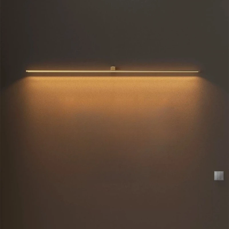 

Iron LED Mirror Front Lamp Bathroom Living Room Bedside Lighting Lamps Modern Minimalism Tricolor Light Home Decor Items Lights