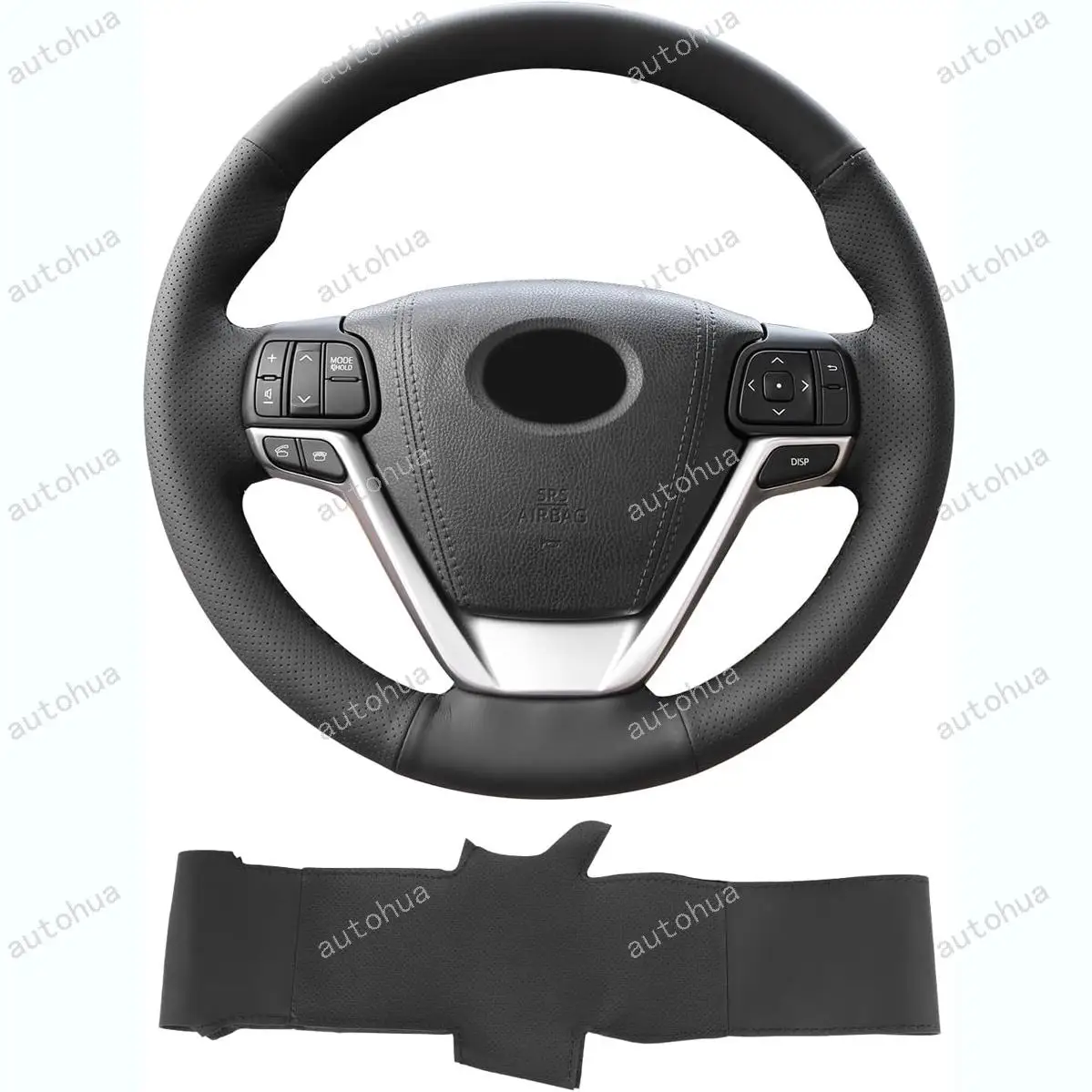 

Чехол на руль для Toyota Aurion 2012/Avalon 2013 2016/Venza 2013/Camry 2015/Highlander 2014 2017/Avensis 2016/Sienna 2018