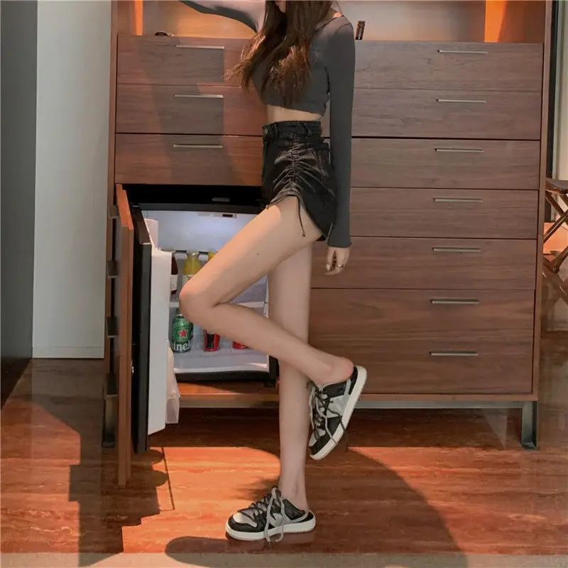 반바지 여성용 패치워크 꽃무늬 린넨 코튼 스위트 파스텔 러플 귀여운 허리 신축성 있는 허리밴드 코티지코어 데일리 페어리코어