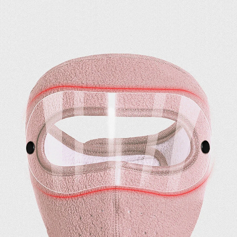 Masque facial intégral anti-poussière coupe-vent, chapeau de cyclisme, masques de ski respirants, bouclier oculaire, lunettes anti-buée HD, housse de capuche, casquette chaude d'hiver