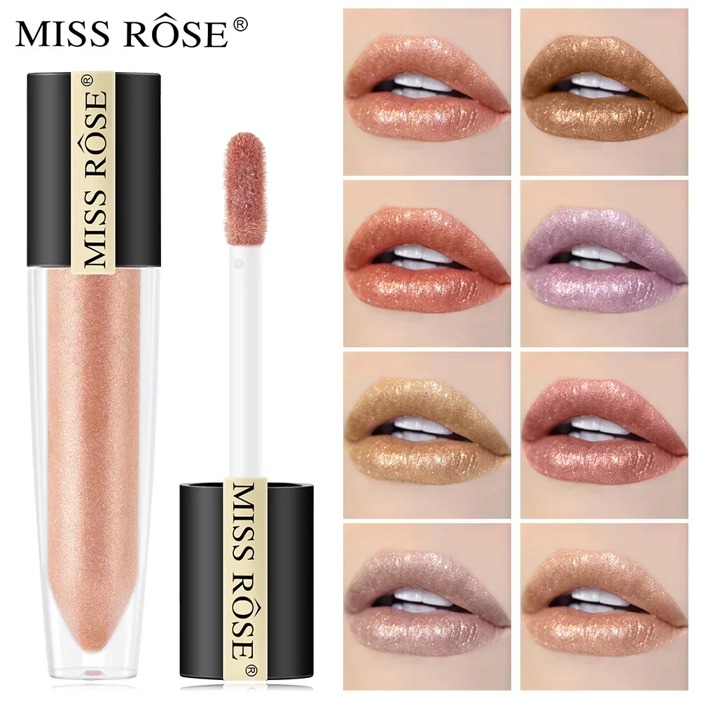 Miss Rose Beauty Perl glanz feuchtigkeit spendende Lip gloss Lip Secret wasserdichtes Make-up lang anhaltende einfache Anwendung Pearl Lip gloss Lip Glasur