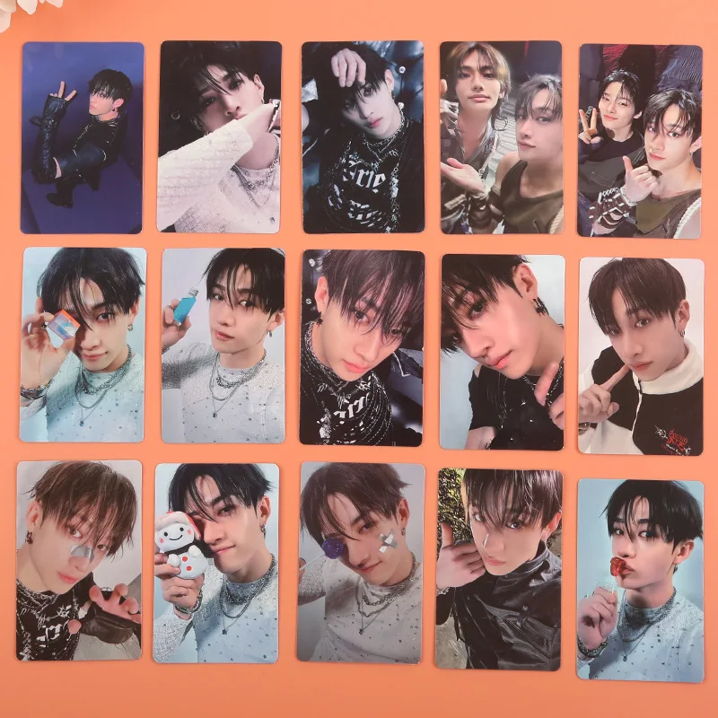 STRAYKIDS المتخصصة الجديدة العملاقة Fang Can Zhang Bin HAN المشاركة في البطاقة الصغيرة