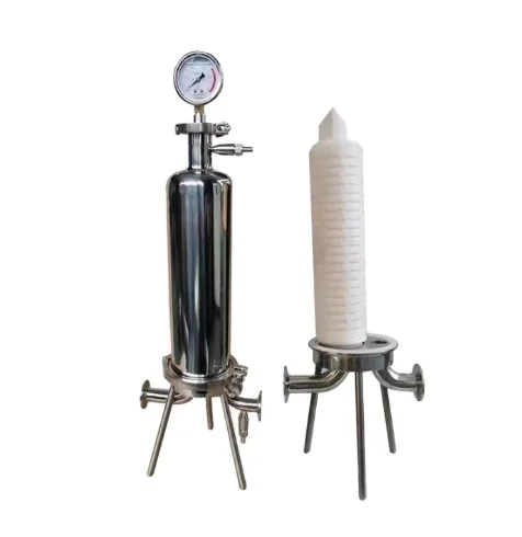 

Sanitary Cartridge Filter for Beer/wine/beverage in Food Industry Stainless Steel 304 316 Filter Housing
