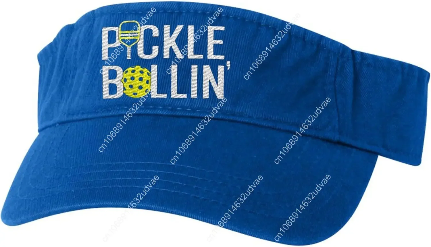 Go All Out Pickleballin' Bucket Ponytail Visor Ponytail Mesh Back Cap