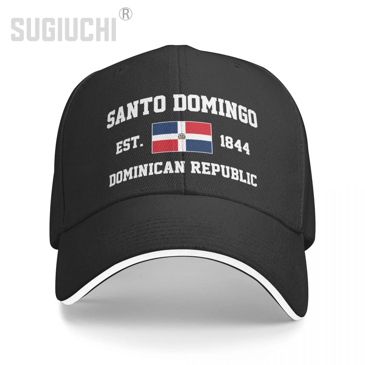 

Baseball Cap Dominican Republic EST.1844 Santo Domingo Capital Men Women Unisex Hip Hop Sandwich Caps Snapback Golf Hat Fishing