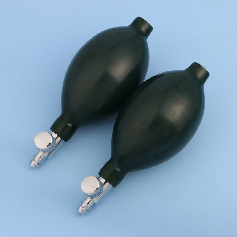 【B】Inflator Bulb Air Pump For Sphygmomanometer Blood Pressure Monitor Handheld Health Care Accessory Ball Metal Valves