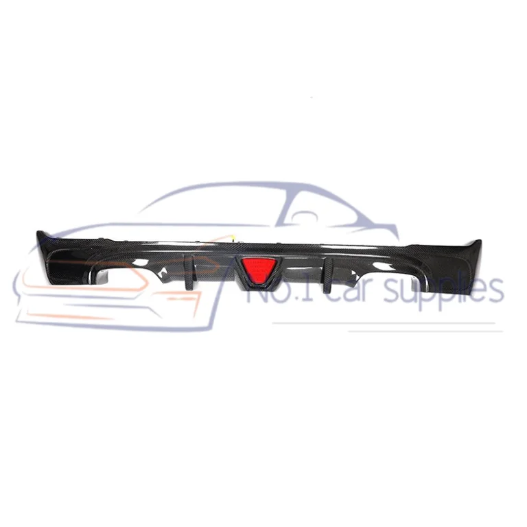 

For F22 Diffuser Real Carbon Fiber Rear For 2014-2019 2 Series F M240i Upgrade LED Style F