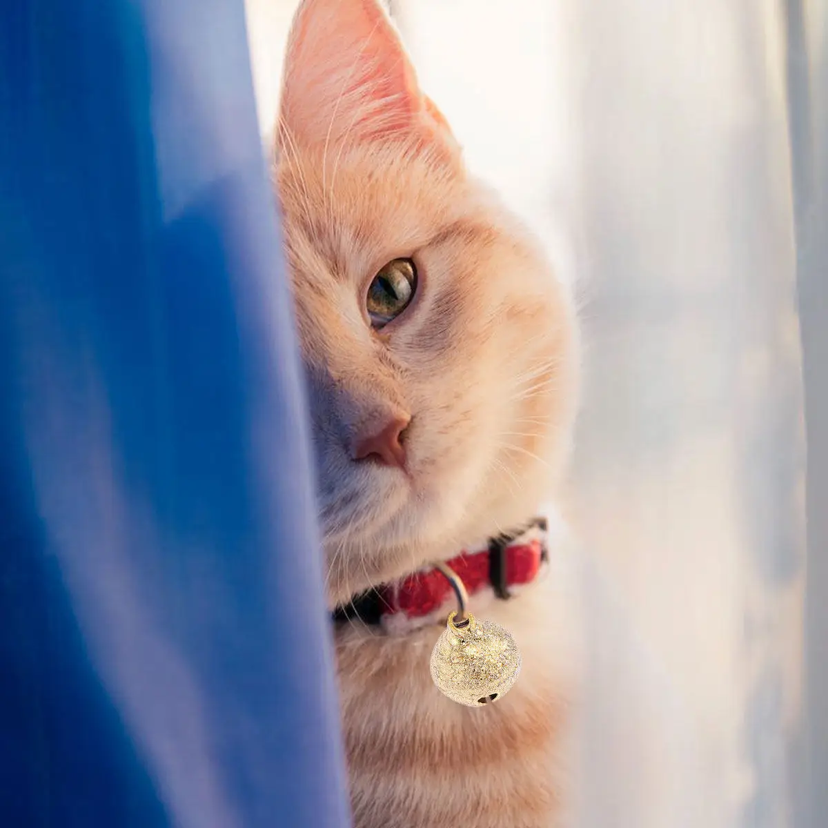 

80 шт. мини-колокольчиков для домашних животных, яркие латунные колокольчики с открытым ротом для DIY украшений на шею питомцев, колокольчики для собак, для поделок, блестящие матовые, 8 мм