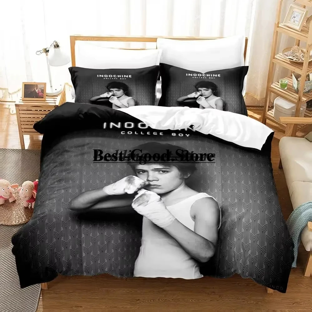 Indochine Rock Bedding Set Single Twin Full Queen King Size Bed Set Aldult Kid Bedroom Duvetcover Sets 3D Bed Sheet Set