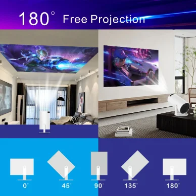 YYHC- Wholesale 300 Freestyle Projector  Home Theater 4k Projecteur Smart Android 11 Mini Projectors