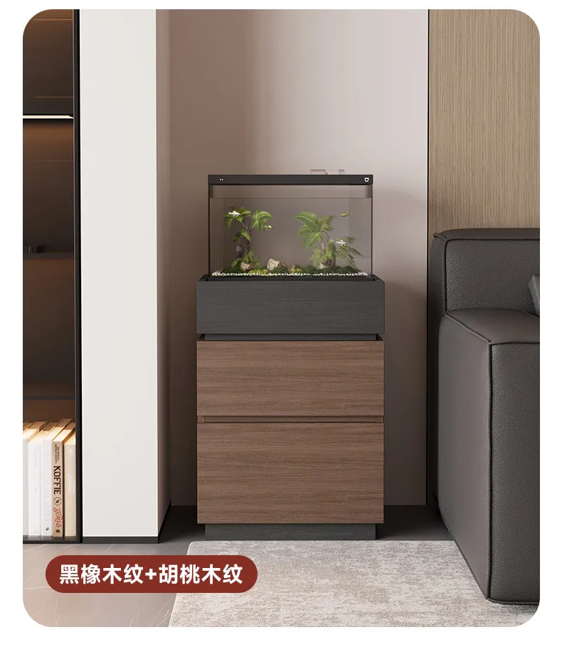 

Fish tank cabinet: minimalist living room sofa side cabinet, load-bearing bottom cabinet for fish tank