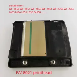 Cabezal de impresión FA18021 para impresora Epson, para WF-2650, WF-2651, WF-2660, WF-2661, WF2650, WF2651, WF2660, L605, L606, L655, L656