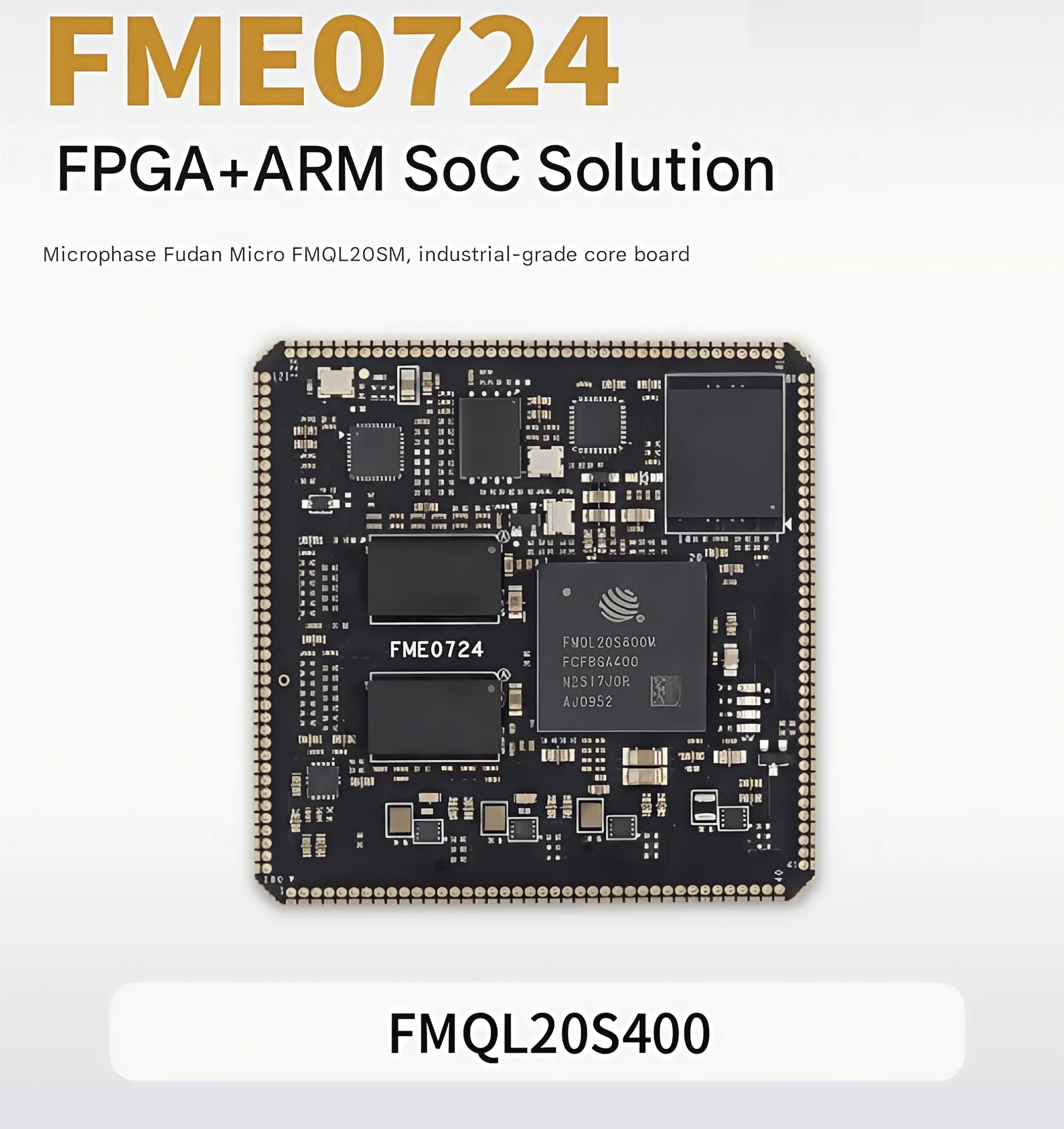 FPGA core board Fudan Micro ARM+FPGA replaces ZYNQ7020 FME0724