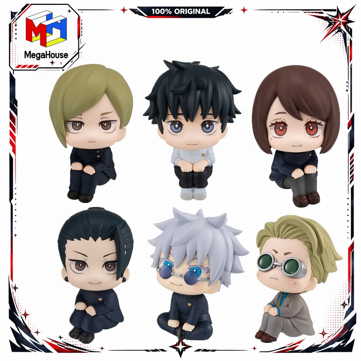 Original MegaHouse Jujutsu Kaisen Anime Look Up Satoru Gojo Geto Suguru Yuta Nanami Actionfigur Jujutsu Kaisen Figurine