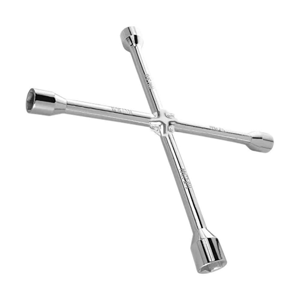 

Lug Wrench Multi-Size Heavy Duty Universal 4-Way Cross