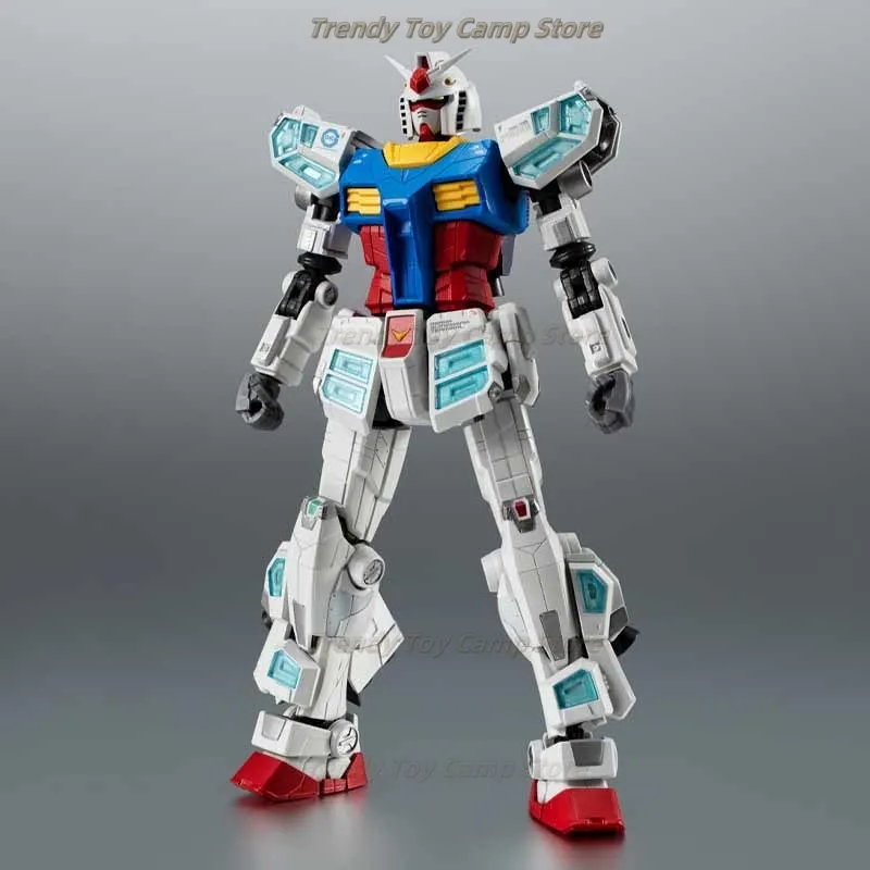 【Disponibile】 KIT MODELLO originale Bandai ROBOT SOUL RX-78F00/E Action Figure Modello Giocattoli Regali per ragazzi da collezione