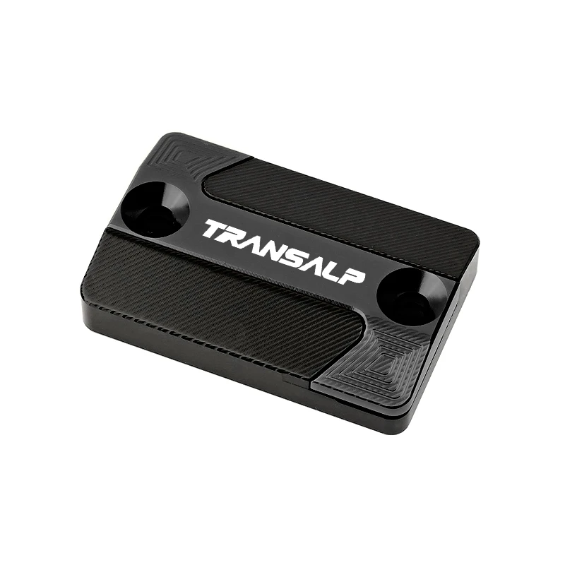 Ajuste para HONDA TRANSALP700 TRANSALP 650 700 XLV transalp motocicleta CNC cubierta de depósito de líquido de frenos delantero tapa de tanque de aceite de cilindro