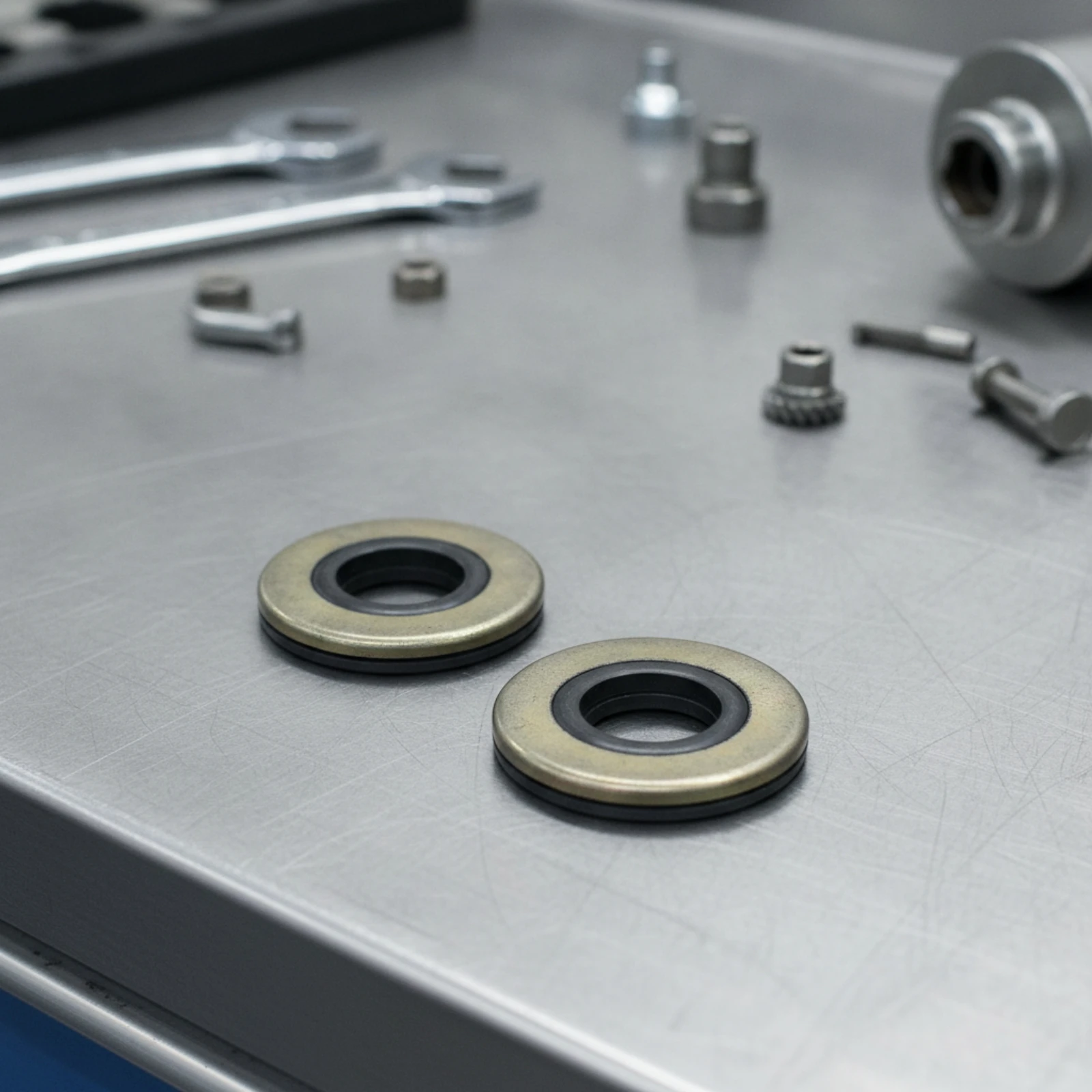 2 Pieces Gearcase Oil Seal Exact Marine Oil Seal High-Quality Long-Lasting for Mechanics, Outboard Repair