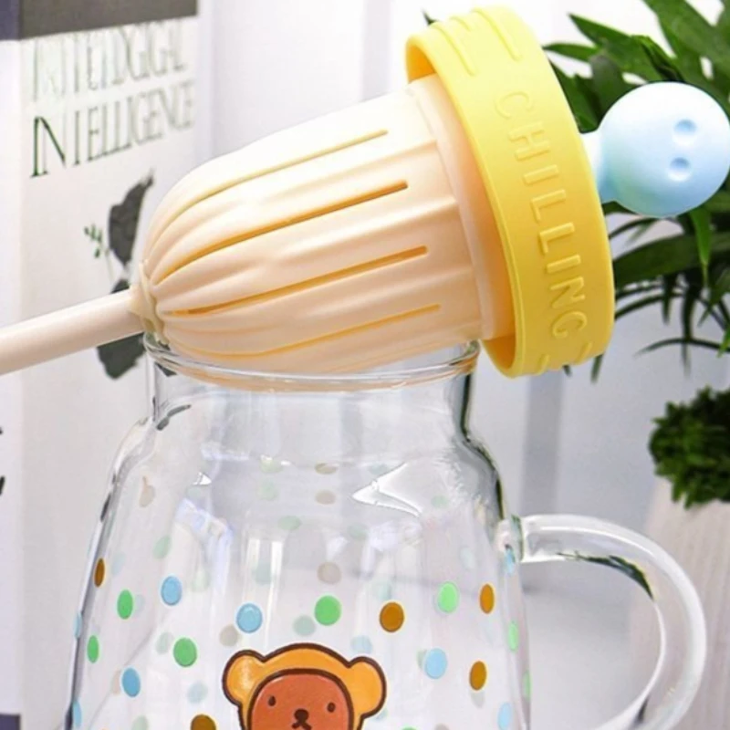Cartoon Kawaii New 820ML Sippy Cup Large Capacity Handle Easy To Clean with Tea Partition Food Grade Water Cup Good Looks Miffy