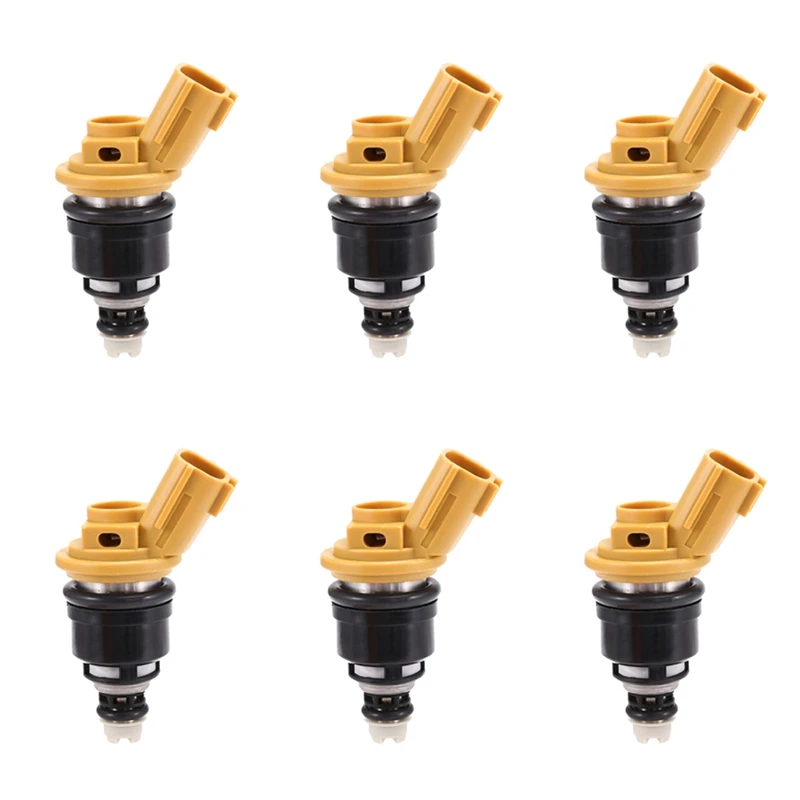 6X New 550Cc 555Cc Fuel Injector Nozzle 16600-RR543 For NISMO Nissan Silvia SR20DET S13 S14 S15 Jecs