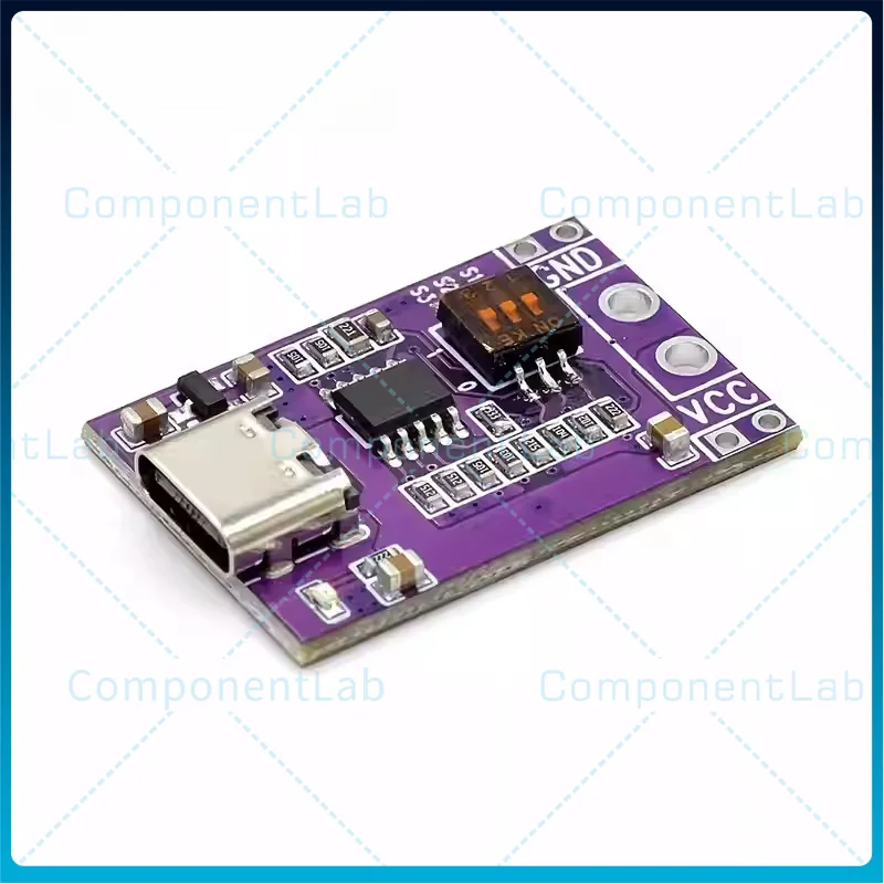 10-50pcs The PD/QC/AFC fast charging spoofing trigger module supports fixed voltage outputs of 5V, 9V, 12V, 15V and 20V.