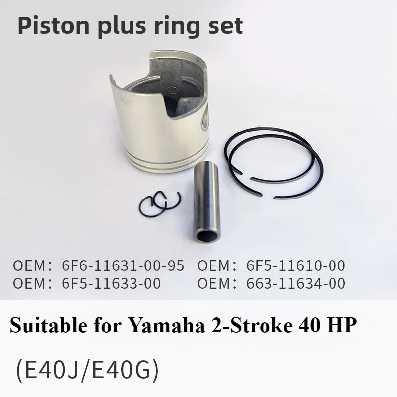 

Для Yamaha двухтактный 40-контактный комплект поршневых колец (E40J) 6F6-11631-00-95 6F5-11633-00 6F5-11610-00 663-11634-00
