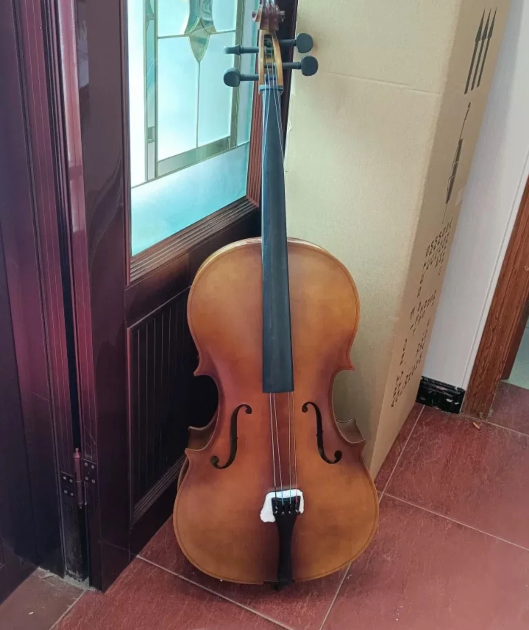 

Cello 4/4 matte surface string instrument