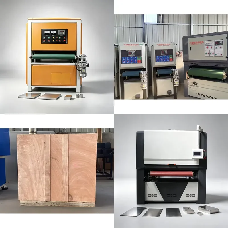 Factory Direct 400mm Flat Surface Polishing and Wire Drawing Machine Stainless Steel Metal Sheet Deburring Belt Sander