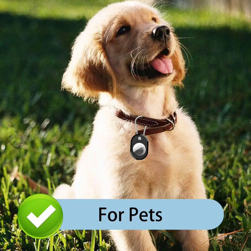 For Apple Anti-lost Locator Protective Case With Wire Cable Hard PC Anti-Drop Chain Case For Luggage Backpack Keys