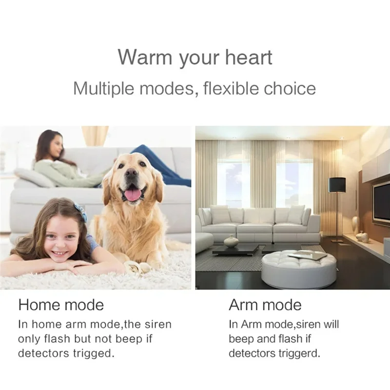 FFYY-Tuya Smart WIFI Drahtlose Sicherheit Alarm System Alarm Kit Hause Einbrecher Motion Tür Fenster Sensor Für Google Home Alexa