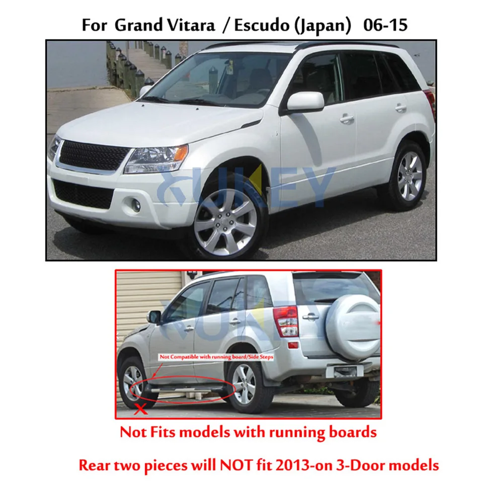 Paraspruzzi per Auto Paraspruzzi Anteriori Posteriori, per Suzuki Vitara Escudo su 2015 2016 2017 2018 2019 2020, Paraspruzzi Paraspruzzi, Parti del Paraspruzzi per Auto Paraspruzzi Anteriori Posteriori, per Suzuki Vitara Escudo su 2015 2016 2017 2018 2019 2020, Paraspruzzi Paraspruzzi, Parti del