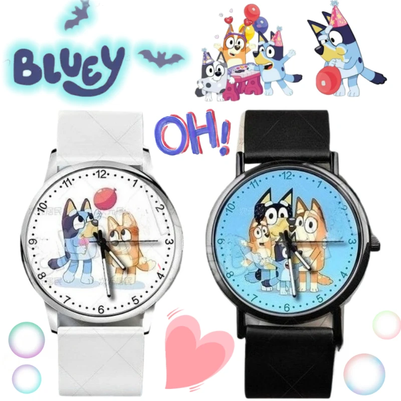 

Bluey Bandit Stripe TV Merchandise Anime Electronic Watch for Boys and Girls Cartoon Cute Casual Versatile Sports Wristwatch
