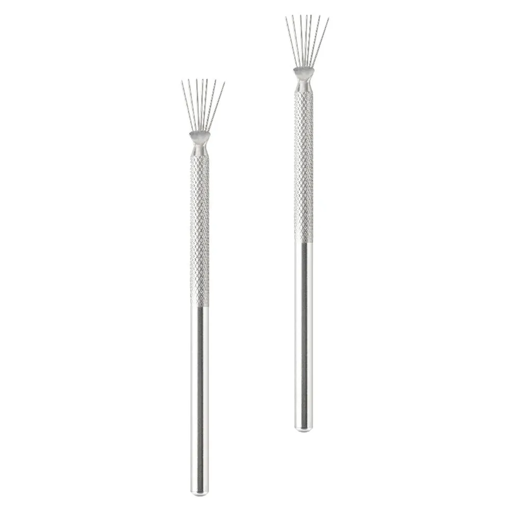 

2Pcs Pottery Texture Brush Needle Tools Detailed Clay Sculpting Tools for DIY Sculpture Ceramic Carving Needle Soft Sculpture