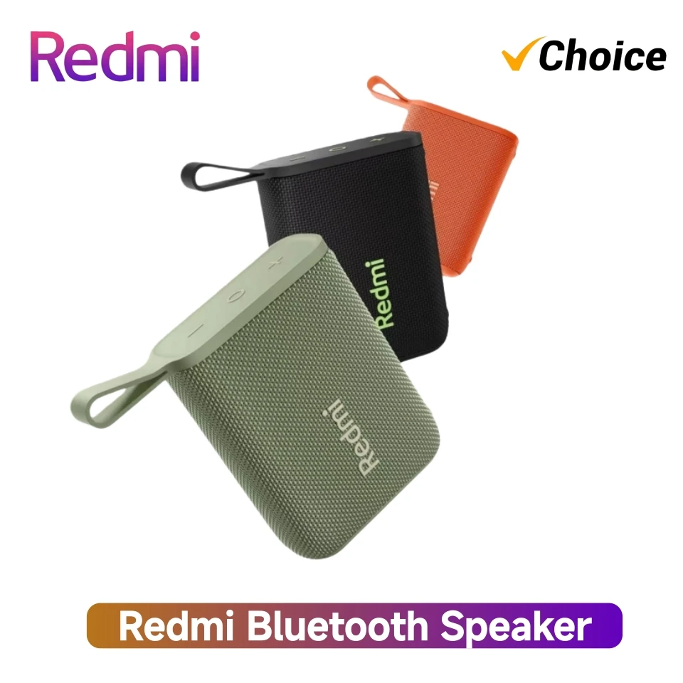 Enceinte Bluetooth Redmi, portable, extérieure, IP67, stéréo, son puissant, boîte à son BT5.3, double appariement, connectivité TWS, colorée