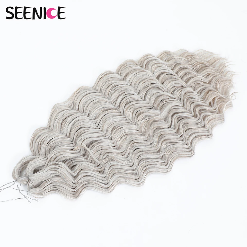 

24-дюймовые синтетические волосы Анны, свободные, глубокие волны, плетение волос, омбре, медная блондинка, волнистая волна, завитки, твист, вязанные крючком волосы