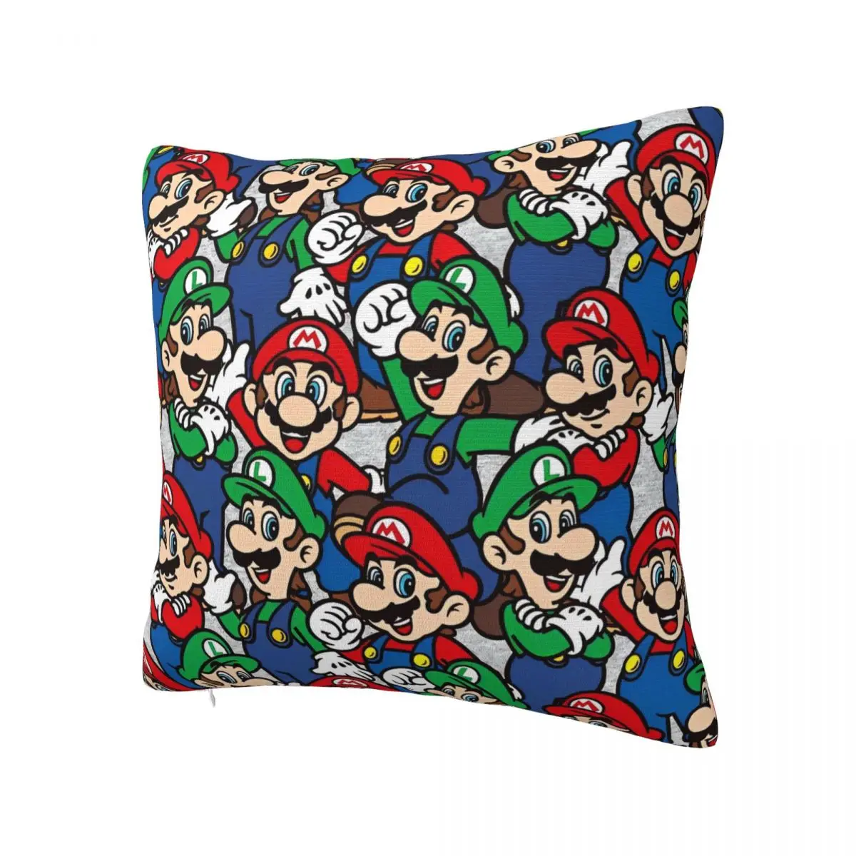 Super Cartoon M-Marios Printed Pillow Case Cushion Cover Soft Pillow Cover Cute Funny Pillowcases For Chair Sofa Home Decoration