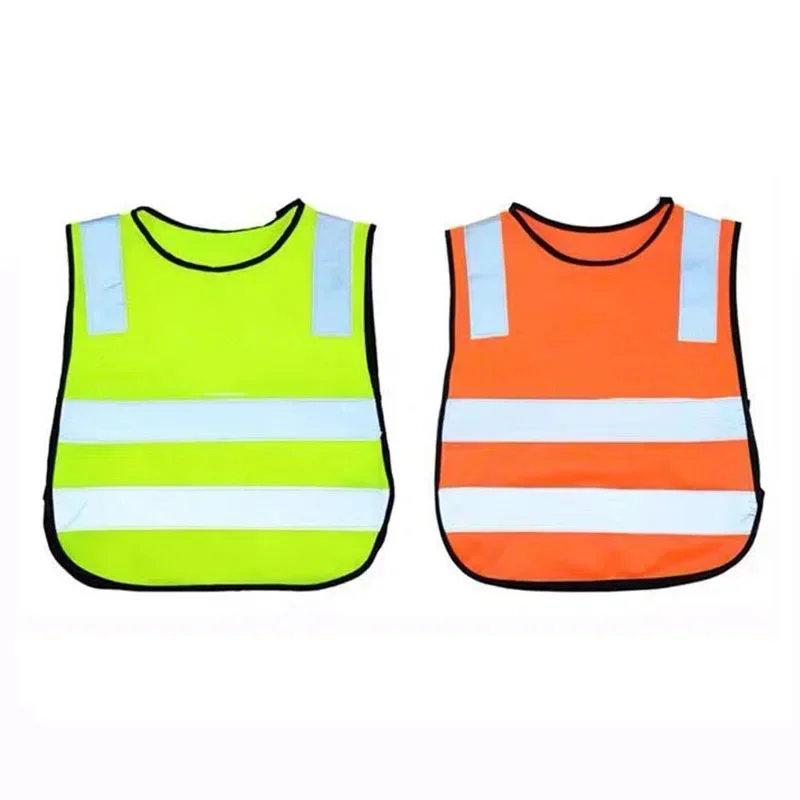 Children Kids Safety Reflective Vest Autumn Winter After School Reflective Warning Clothes Vest High Visability Jacket Clothing