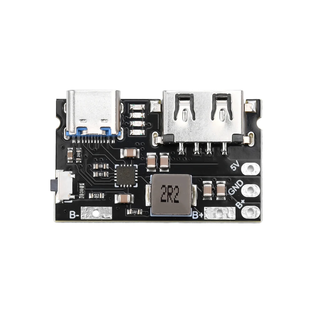 Lithium Battery 5V Charge-discharge Integrated Module Type-C Input Output USB Output Power Bank Diy Module