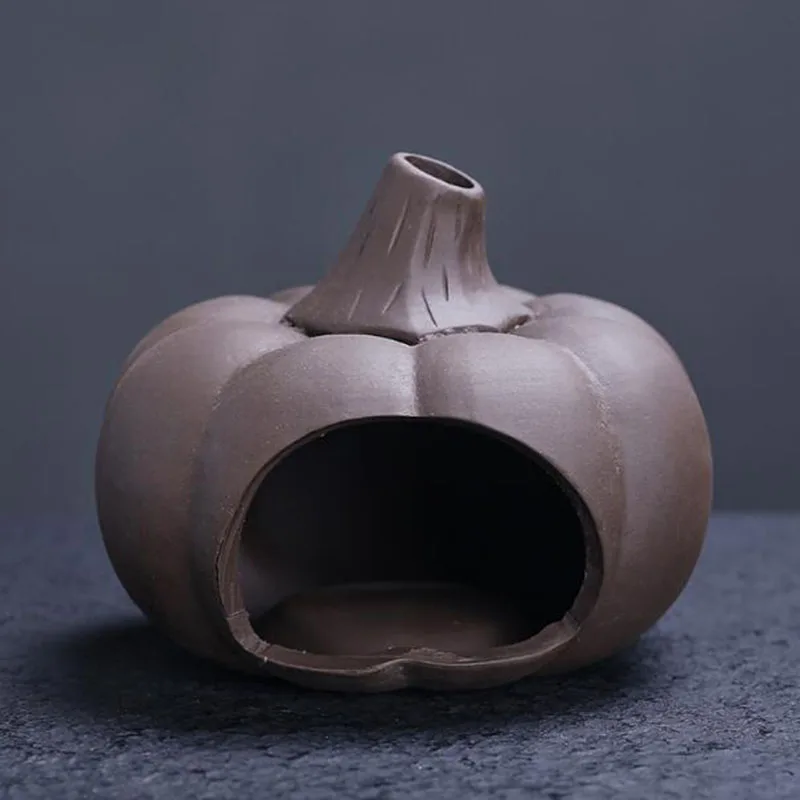Purple Clay White Sage Stove Creaive Halloween Pumpkin Pau Santo Aromtherapy Burner Fragrance Item Indoor Use Home Decor view 5