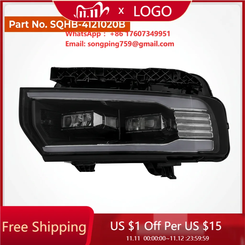 For BYD Leopard 8 Automotive Lighting System Accessories LED Headlights OE NO.SQHB-4121020B