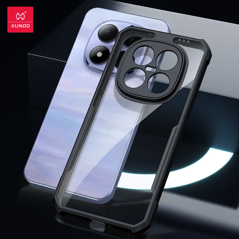 Xundd For Xiaomi Redmi Note 15 Pro 5G Case Note 15 Pro Plus Note 15 5G/4G Acrylic+TPU Airbag Anti-drop Back Clear Shell Funda
